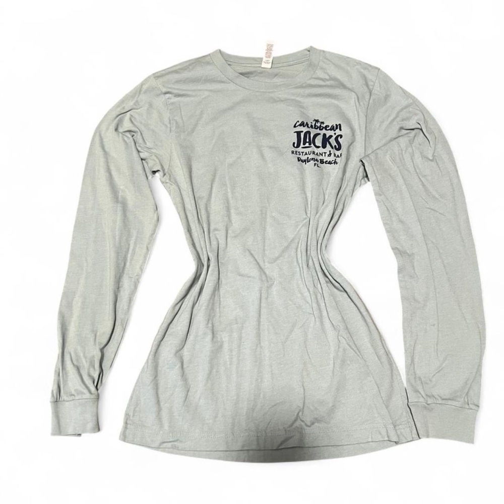 Caribbean Blue Long Sleeve Women's Top